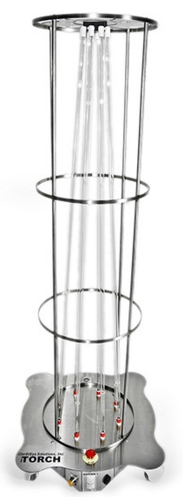 火炬?便攜式室內(nèi)紫外線消毒ClorDiSys塔。